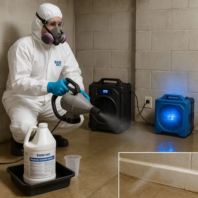 Sanitization and Odor Removal process in Piney Point Village, TX